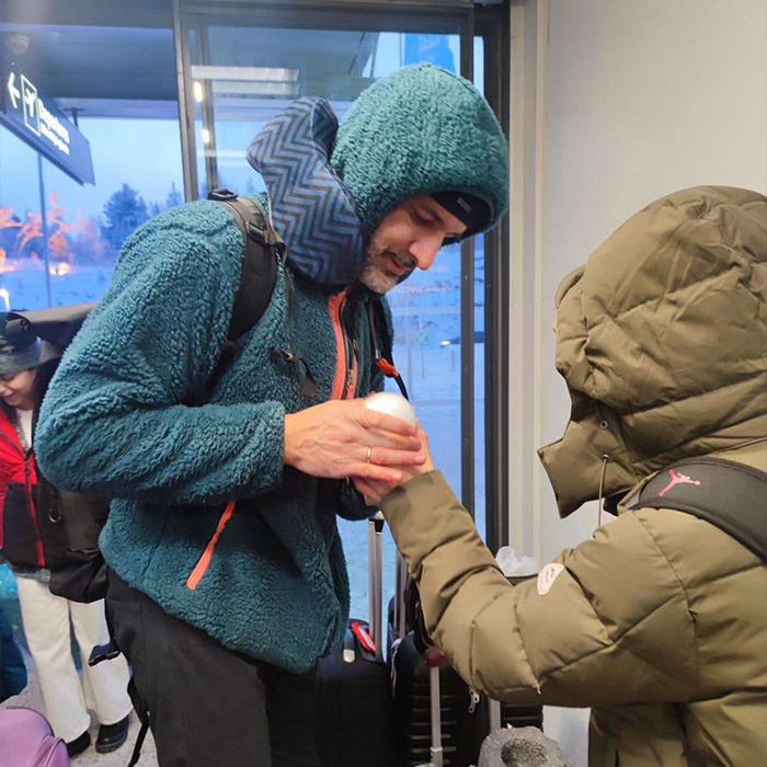 La boule de neige qui est venue de Finlande!!